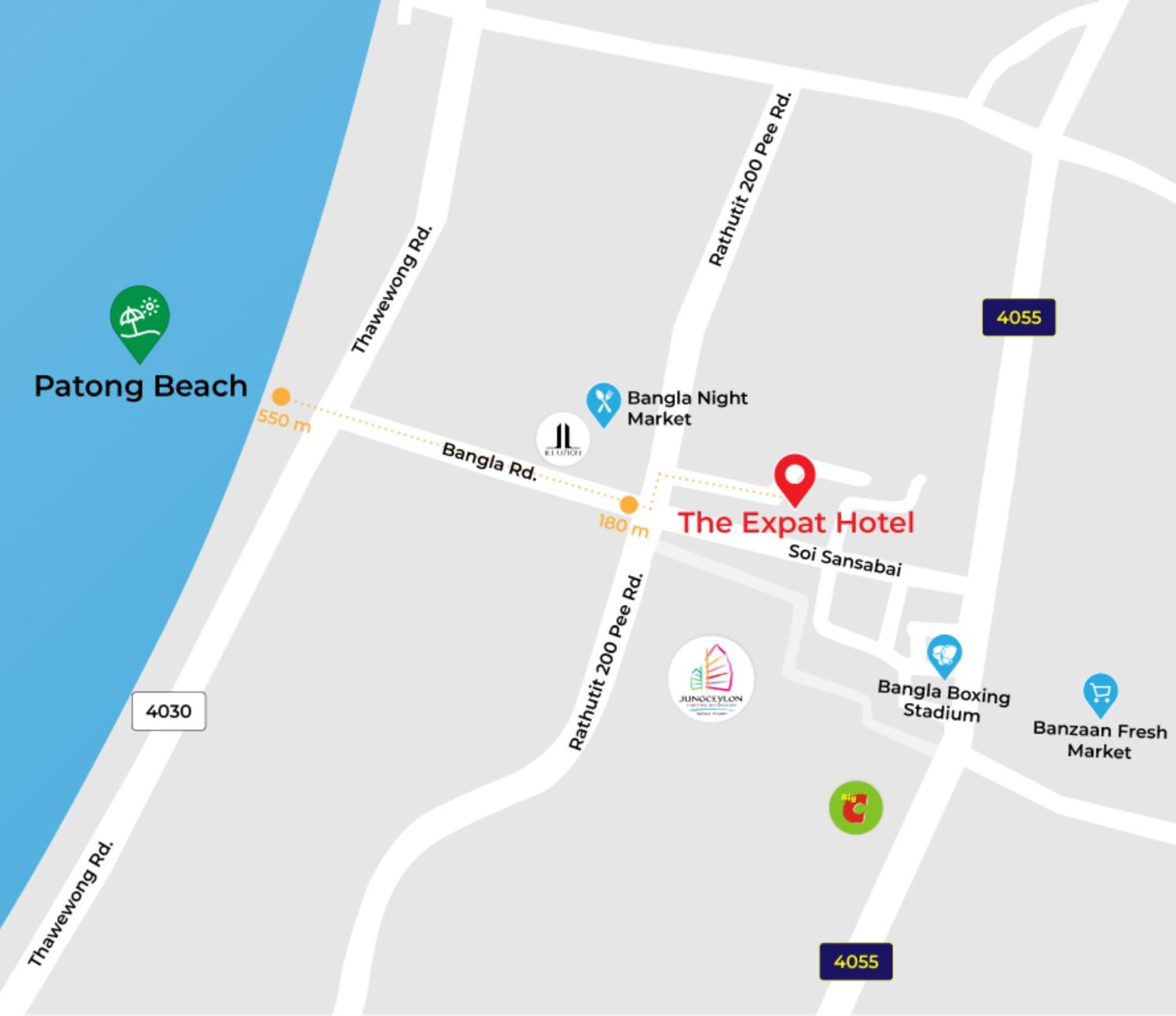 The Expat Hotel Patong Ngoại thất bức ảnh